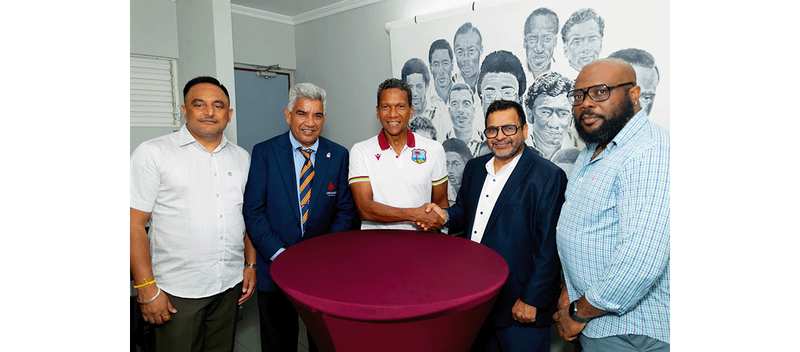 Chairman Arun Agarwal with Cricket West Indies and Cricket Canada leadership
